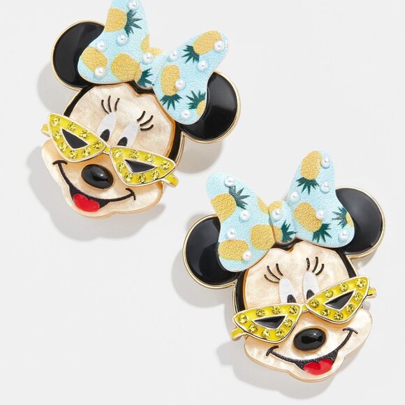 Disney x BaubleBar Tropical Minnie Studs (NIB) - Picture 5 of 5